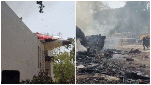 लंदन जा रहे एयर इंडिया के एक विमान के दुर्घटनाग्रस्त होने से 240 से अधिक लोग मारे गए।